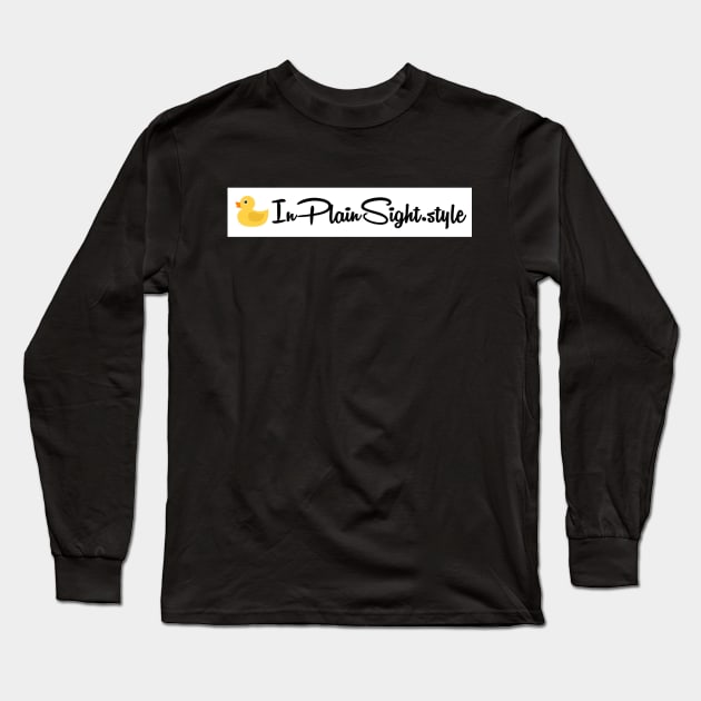 InPlainSight.style Logo Long Sleeve T-Shirt by NerdySparkleGoth